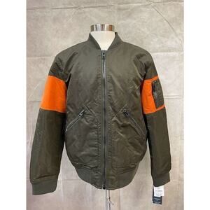 Tommy Hilfiger Men's Olive Bomber Jacket Size L Large
